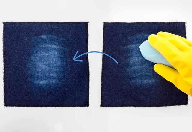 Jeans Used Look - mit Bimsstein 