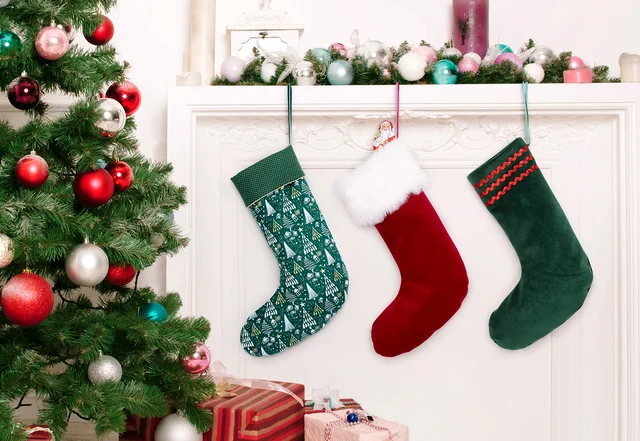 Nikolausstiefel Weihnachts-Nähidee DIY Freebie