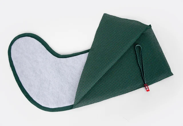 Nikolausstiefel selber nähen - Futter zusammen nähen