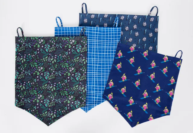 Loop-Schal nähen in unterschiedlichen Größen