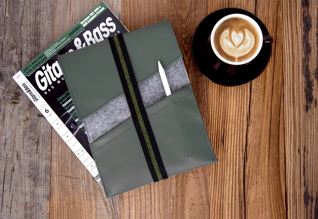 Tablethülle Nähanleitung einfache Geschenkidee Vatertag