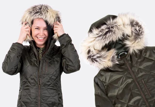 Fellkragen selber nähen mit gratis Vorlage