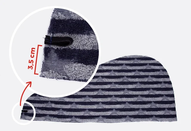 Gummiband an Turban-Handtuch nähen