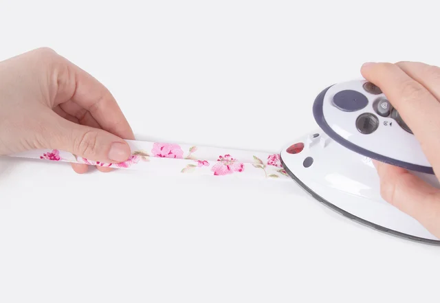 Schrägband für Handtuch-Aufhänger nähen