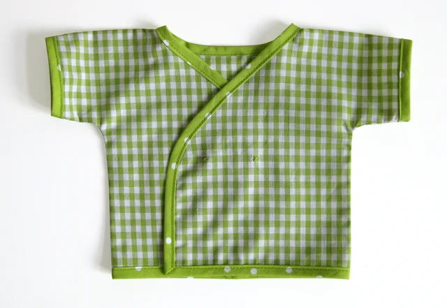 Babyjacke aus Vichy Karostoff selbernähen