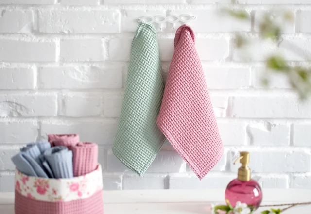 Gästehandtücher mit Waffelpiqué nähen