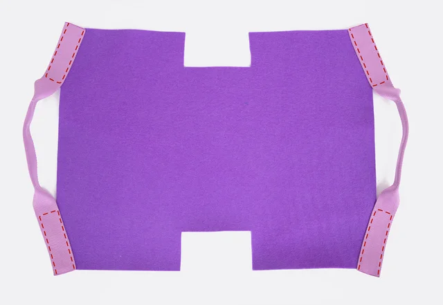 Gurtband an Filztasche nähen Anleitung