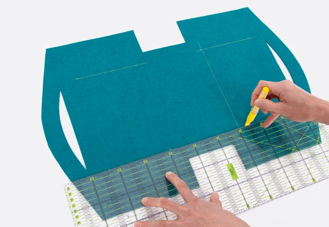 Taschenorganizer - Position Innentaschen übertragen