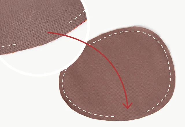 Wendeöffnung Bügelei DIY