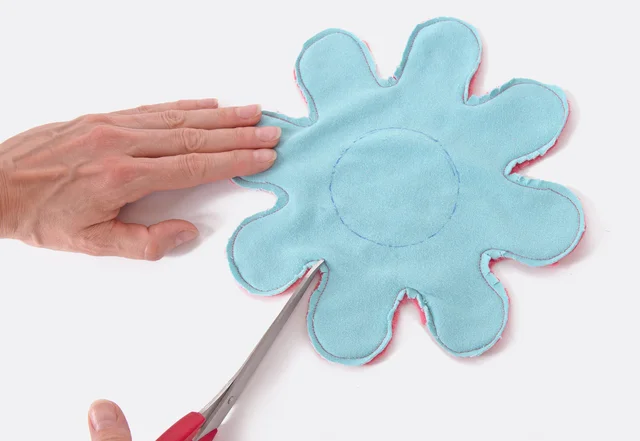 Wende-Oktopus Rundungen zurückschneiden