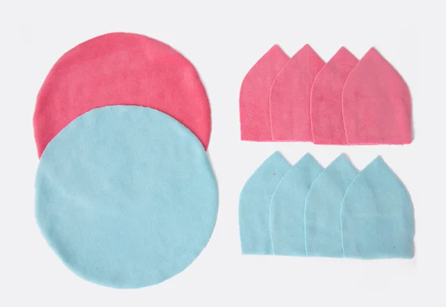 Zuschnitt Wende-Oktopus Schnittteile