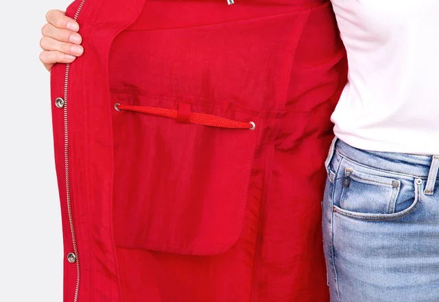 Parka Tunnelzug einfach Innenseite selber nähen