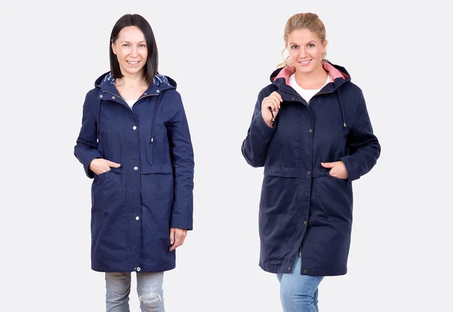 Schnittmuster Lola aus Oilskin Twill selber nähen