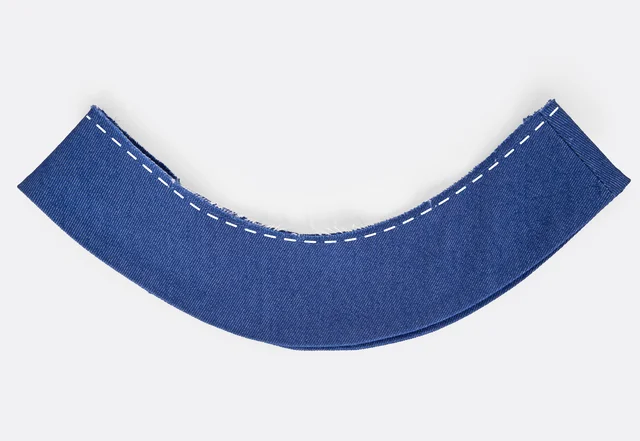 Bucket Hat Hilfsnaht Absteppung