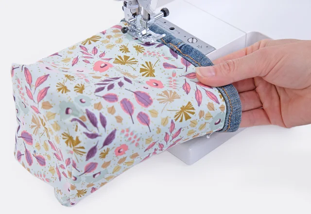 Utensilo Futter feststeppen 