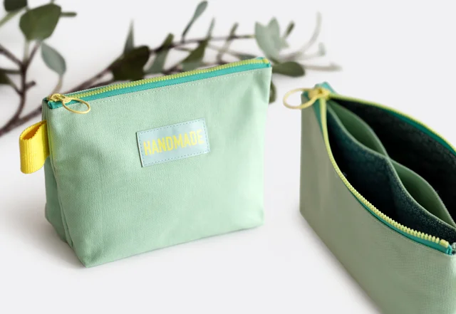 Schnittmuster Lotta Kosmetiktasche Freebie zum Selbernähen