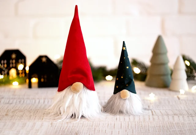 Anleitung Wichtel Dekoration für Weihnachten nähen DIY Tutorial