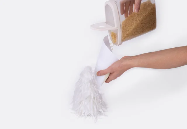 Anleitung Wichtel mit Reis füllen