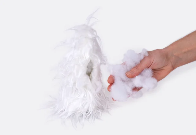 Wichtel selbernähen Körper mit Watte füllen