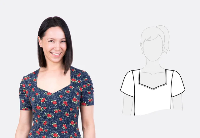 Ausschnittformen Herz- oder Diamantausschnitt