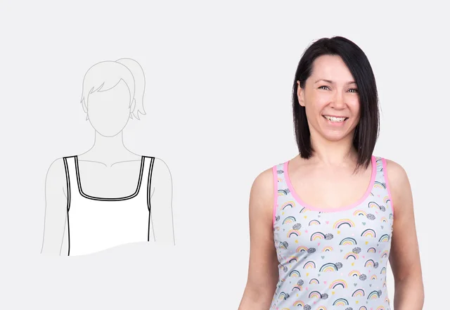 Ausschnittformen Tanktop