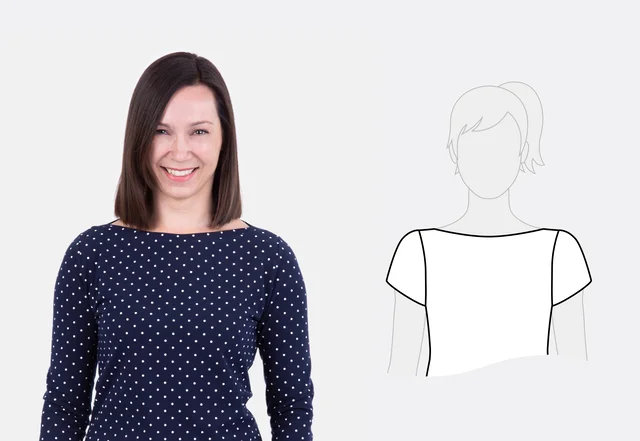 Ausschnittform U-Boot-Ausschnitt