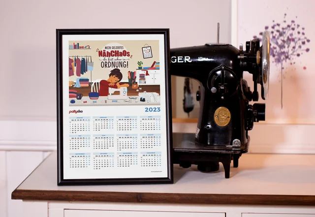 Gratis Nähkalender zum Ausdrucken 2023