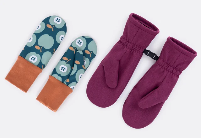 Handschuhe nähen einlagig Softshell DIY