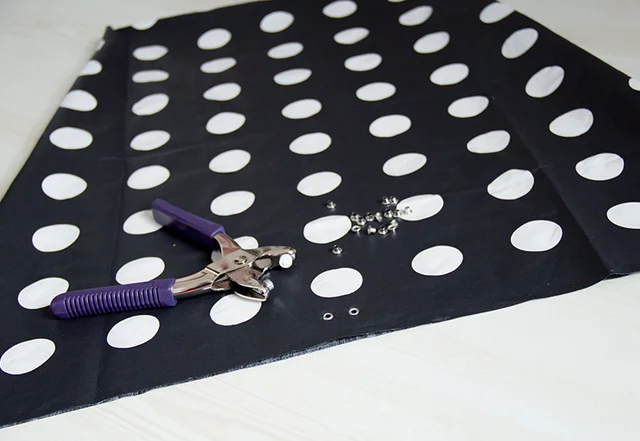 Fahrrad Kindersitz Bezug nähen mit Ösen für Kordel