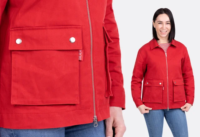 Anleitung Blasebalgtasche für Cargojacke selbernähen