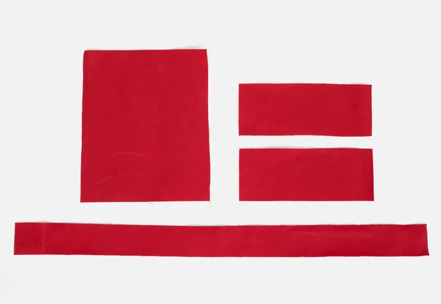 Blasebalgtasche Schnittteile vorbereiten Anleitung