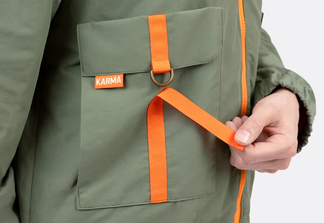 Anleitung Cargotasche mit Ripsband und D-Ringen nähen