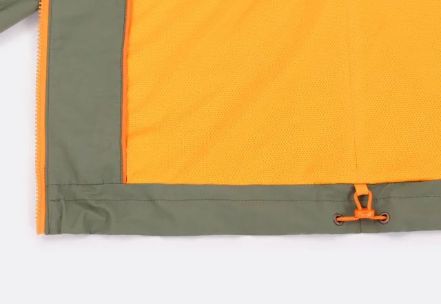 Anorak mit Gummizug innen Kordelstopper nähen