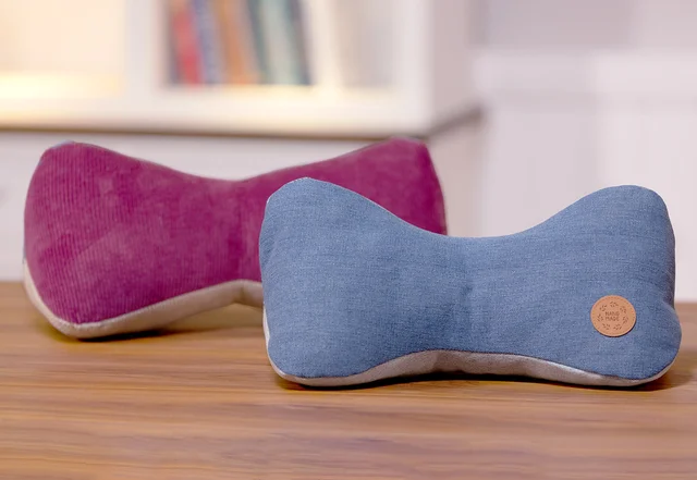 Anleitung für Lesknochen Nackenkissen zum Selbernähen