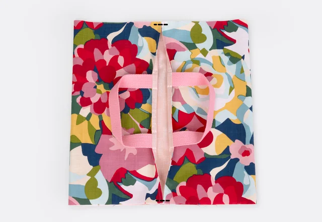 Kuchentasche nähen Tutorial Hilfsnaht