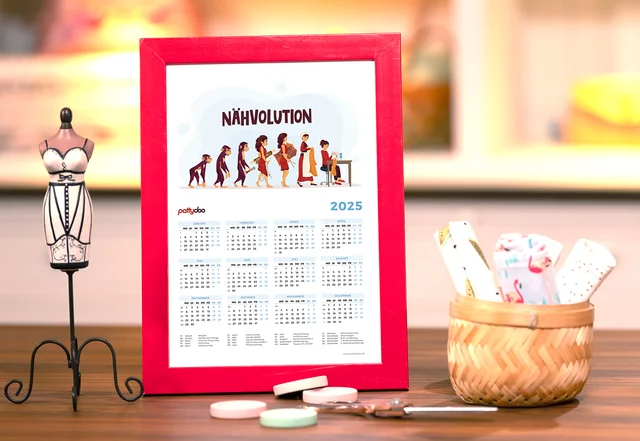 KAlender 2025 gratis herunterladen Nähvolution