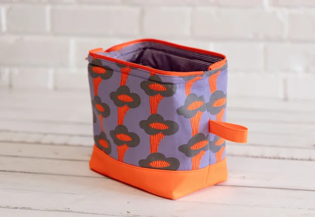 Kosmetiktasche mit Bügel Reißverschluss selber nähen Tutorial