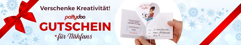Gutschein für Schnittmuster Geschenkidee