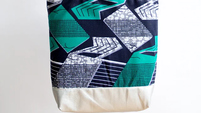 Shopper aus Afrikastoffen selber nähen