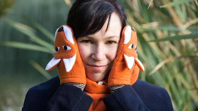 Fuchshandschuhe mit kostenlosem Schnittmuster selber nähen