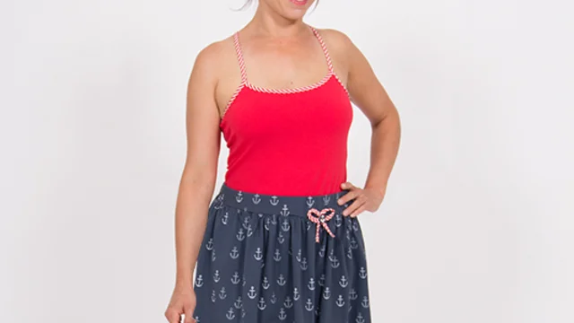 Jerseyrock nähen Anleitung