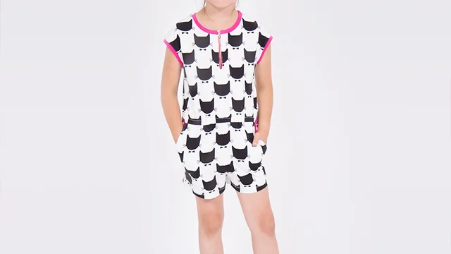 Kinderoverall aus Jersey nähen Kinderoverall aus Jersey nähen