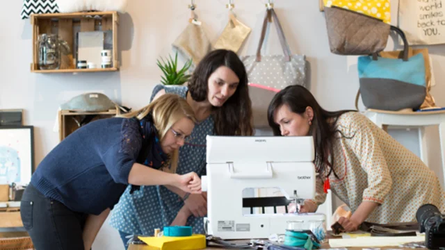 Nähmaschine nähen lernen