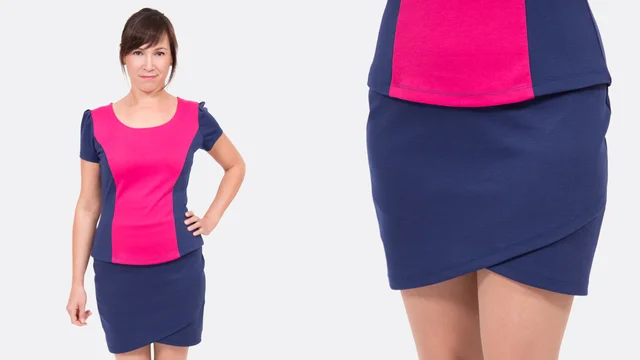 naehvideo schnittmuster naehanleitung business-set donna