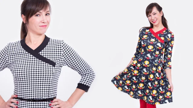 naehvideo schnittmuster naehanleitung jerseykleid mira