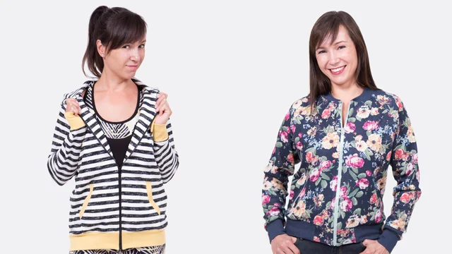 naehvideo schnittmuster naehanleitung kapuzenjacke janice