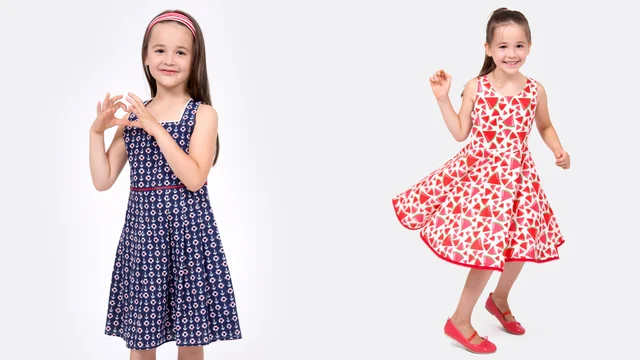 naehvideo schnittmuster naehanleitung kinderkleid leni