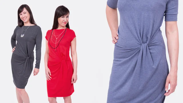 naehvideo schnittmuster naehanleitung knotenkleid amelie