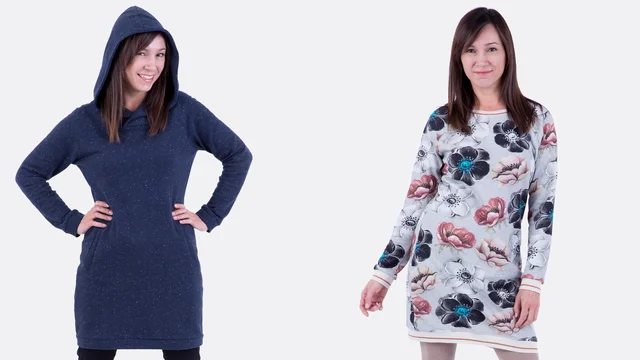 naehvideo schnittmuster naehanleitung sweatkleid ronja