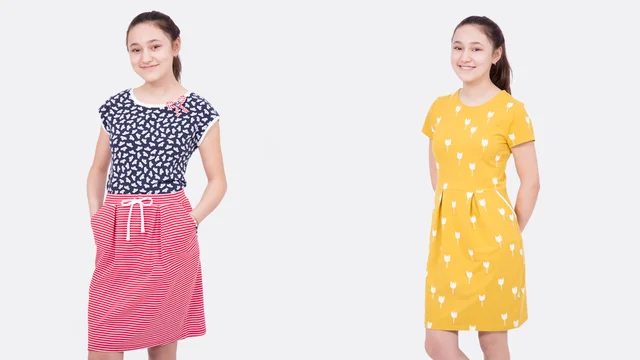  naehvideo schnittmuster naehanleitung tulpenkleid bella